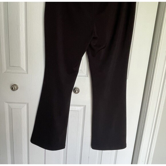 Susan Graver Straight Leg Pants Black Large Pull On Straight Women - Picture 7 of 12